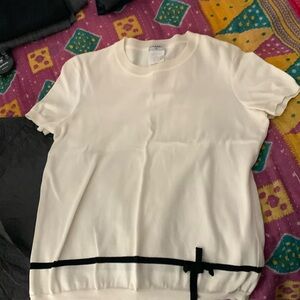 1990’’s vintage Chanel cotton knit  sweater/top